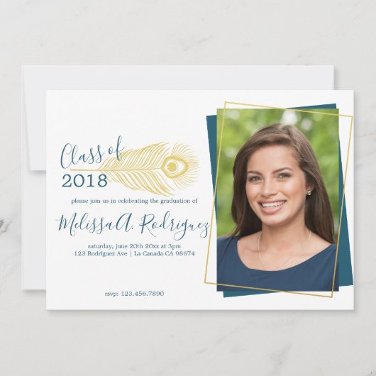 Ankündigung des Gold Peacock Abschlusses (Vorderseite)