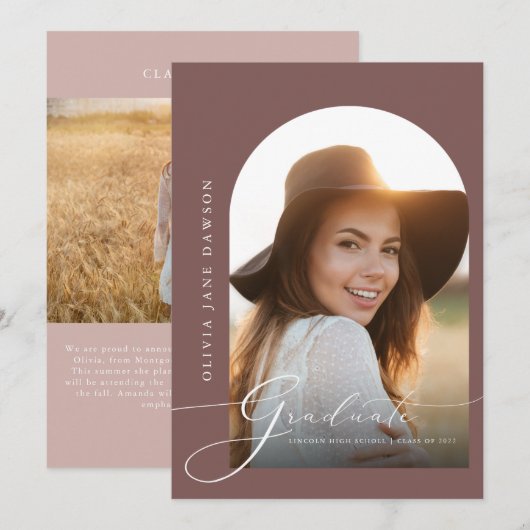 Ankündigung des graceful Arch Abschlusses (Vorne/Hinten)