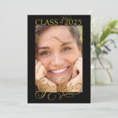 Ankündigung des Graduate-Aufrufs für das elegante  (Stehend Vorderseite)