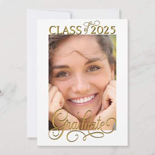 Ankündigung des Graduate-Aufrufs für das elegante  (Vorderseite)