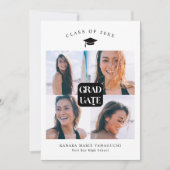 Ankündigung des Graduate Black Box-Abschlusses (Vorderseite)