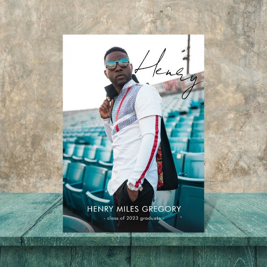 Ankündigung des Graduate Foto