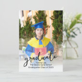 Ankündigung des Graduate Foto mit 4 Bildern (Stehend Vorderseite)