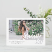 Ankündigung des Graduate-Handschriften (Stehend Vorderseite)