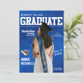 Ankündigung des Graduate Magazine Abschluss (Stehend Vorderseite)