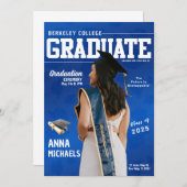 Ankündigung des Graduate Magazine Abschluss (Vorne/Hinten)