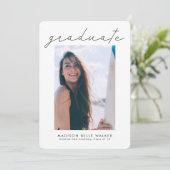 Ankündigung des Graduate Modern Abschluss Foto (Stehend Vorderseite)