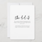 Ankündigung des Graduate-Prints "Wavy Border Bow B (Rückseite)