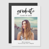 Ankündigung des Graduierens für lässiges Skript Fo (Vorne/Hinten)