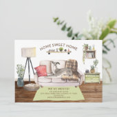 Ankündigung des Greyhound Hund Moving (Stehend Vorderseite)