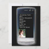 Ankündigung des Handy-Abschlusses (Vorderseite)