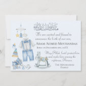 Ankündigung des Islamischen Baby Boy (Vorderseite)