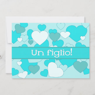 Ankündigung des italienischen Baby Boy Birth