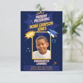 Ankündigung des Kindergarten Graduate Custom Foto (Stehend Vorderseite)
