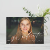 Ankündigung des klassischen Abschlusses (Stehend Vorderseite)