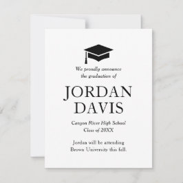 Ankündigung des klassischen Abschlusses