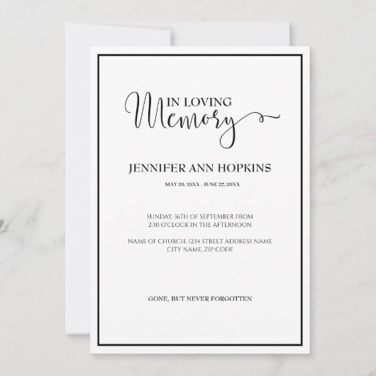 Ankündigung des klassischen Gedenkens (Vorderseite)