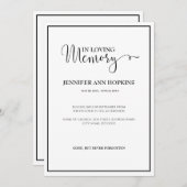 Ankündigung des klassischen Gedenkens (Vorne/Hinten)