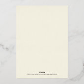 Ankündigung des klassischen Graduate Foto (Rückseite)