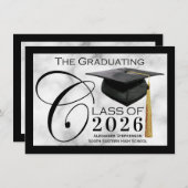 Ankündigung des klassischen Schwarzen Abschlusses (Vorne/Hinten)