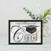 Ankündigung des klassischen Schwarzen Abschlusses (Stehend Vorderseite)