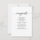 Ankündigung des klassischen Script-Abschlusses mit (Rückseite)