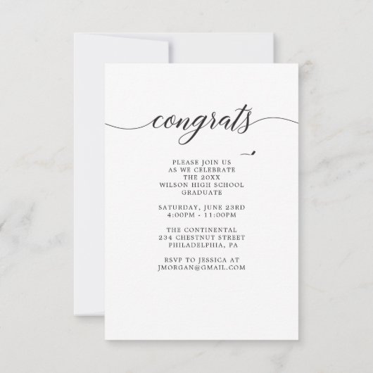 Ankündigung des klassischen Script-Abschlusses mit (Rückseite)