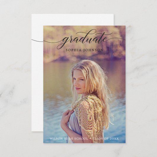 Ankündigung des klassischen Script-Abschlusses mit (Vorne/Hinten)