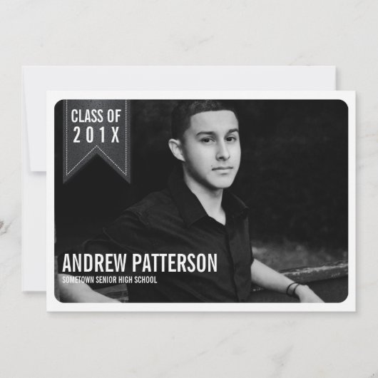 Ankündigung des kühlen klassischen Banner-Abschlus (Vorderseite)