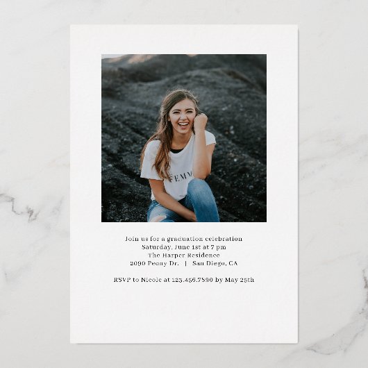 Ankündigung des künstlerischen Abschlusses (Rückseite)