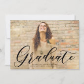 Ankündigung des künstlerischen Abschlusses (Vorderseite)