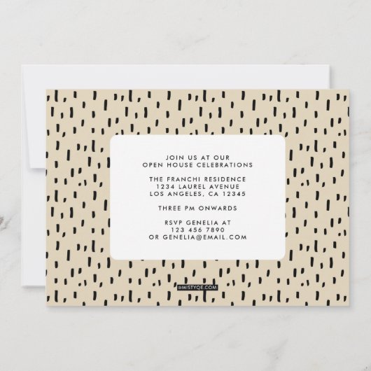 Ankündigung des künstlerischen Abschlusses (Rückseite)