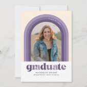 Ankündigung des lila Retro Arch Abschlusses (Vorderseite)