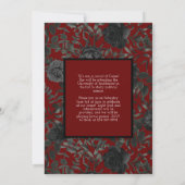 Ankündigung des Maroon Gothic-Abschlusses der Blac (Rückseite)