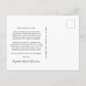 Ankündigung des Minimal Elopement Fotos (Rückseite)