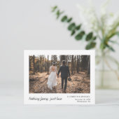 Ankündigung des Minimal Elopement Fotos (Stehend Vorderseite)