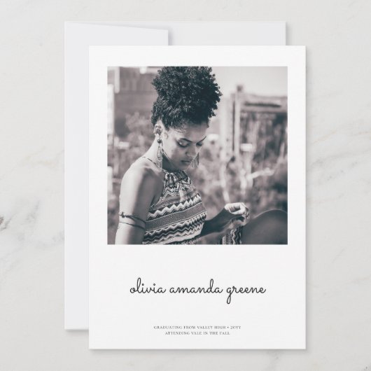 Ankündigung des Minimalistischen Abschlusses (Vorderseite)