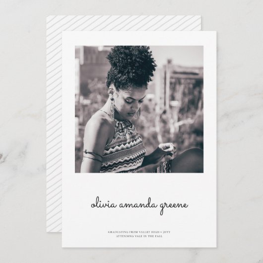 Ankündigung des Minimalistischen Abschlusses (Vorne/Hinten)