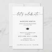 Ankündigung des Minimalistischen Abschlusses/Party (Rückseite)