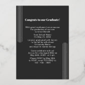 Ankündigung des Minimalistischen Black-Gold-Foil-A (Rückseite)