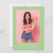 ANKÜNDIGUNG DES MINIMALISTISCHEN FOTOS (Vorderseite)