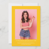 ANKÜNDIGUNG DES MINIMALISTISCHEN FOTOS (Vorderseite)