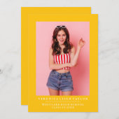 ANKÜNDIGUNG DES MINIMALISTISCHEN FOTOS (Vorne/Hinten)