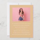 ANKÜNDIGUNG DES MINIMALISTISCHEN FOTOS (Rückseite)