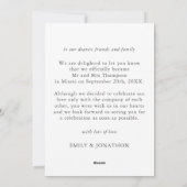 Ankündigung des Minimalistischen Fotos (Rückseite)