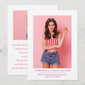 ANKÜNDIGUNG DES MINIMALISTISCHEN FOTOS (Vorne/Hinten)