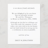 Ankündigung des Minimalistischen Fotos zur Haushal (Rückseite)