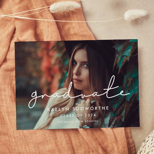 Ankündigung des Minimalistischen handgeschriebenen