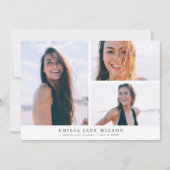 Ankündigung des Minimalistischen Multi-Foto-Abschl (Vorderseite)
