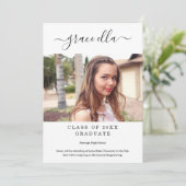 Ankündigung des modernen Abschlusses (Stehend Vorderseite)